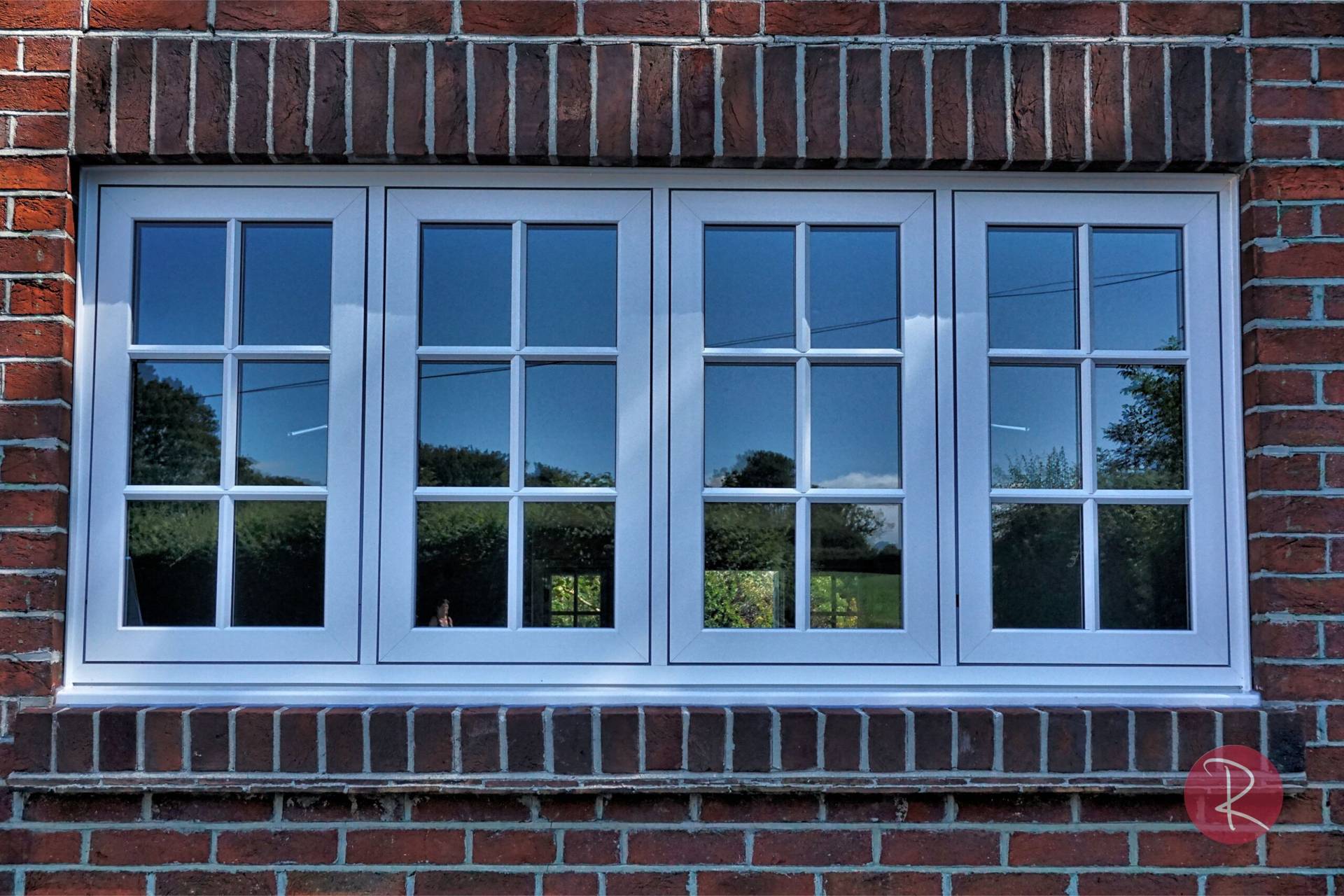 royale collection white flush windows