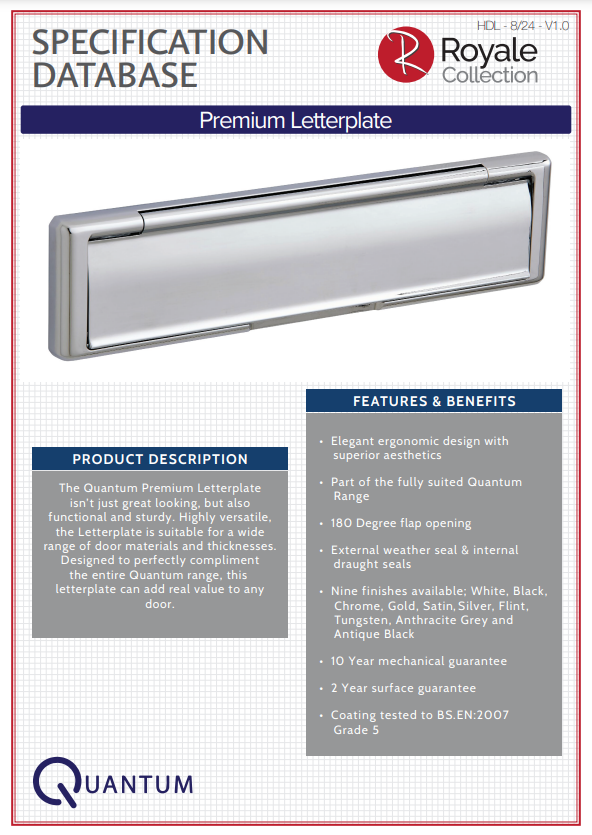 door letterplate