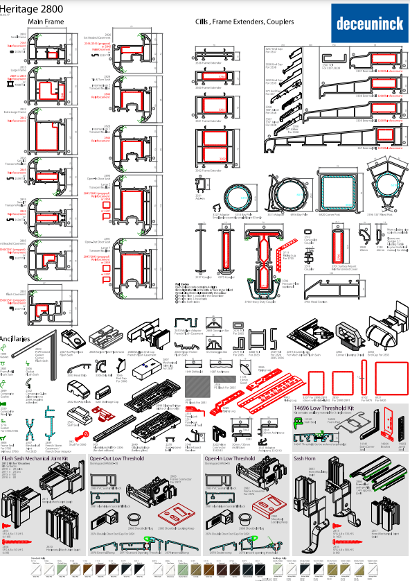 Encore 2800 wall chart