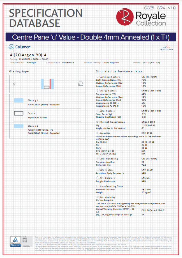 specificaiton database