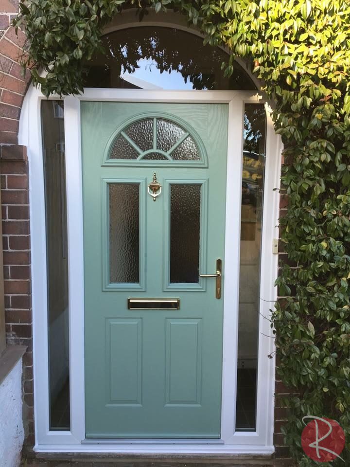 green composite doors