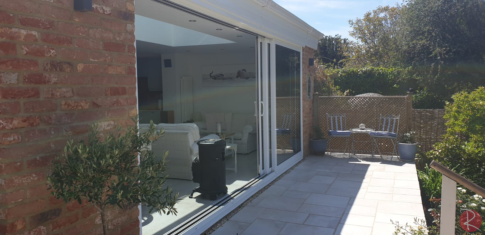 aluminium triple track doors