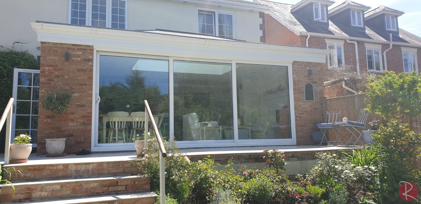 aluminium triple track doors