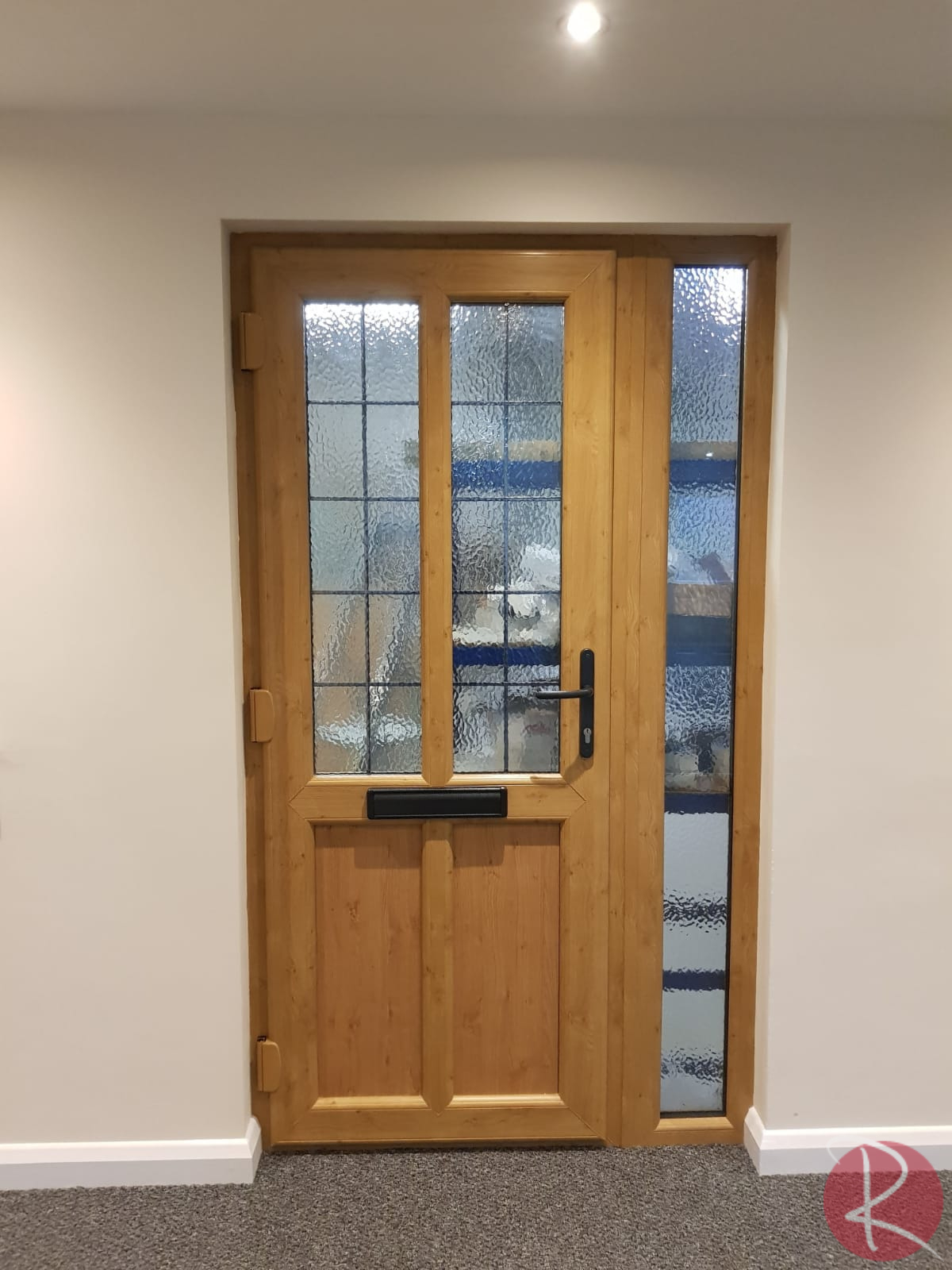 PVCu single doors