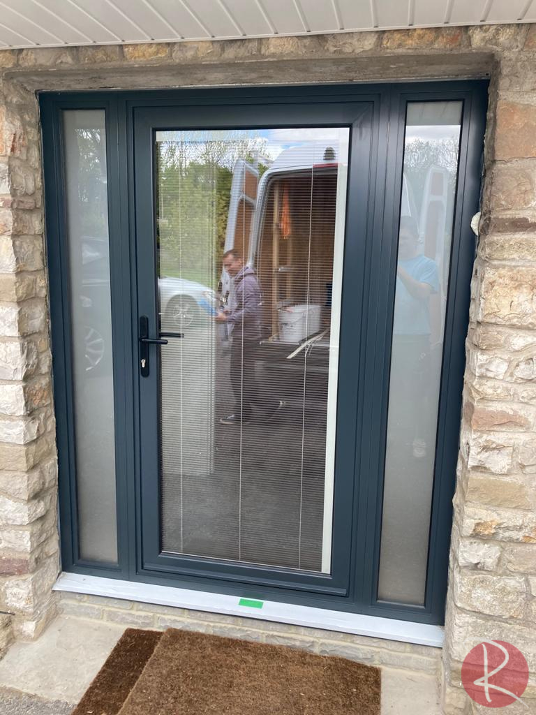 aluminium single doors