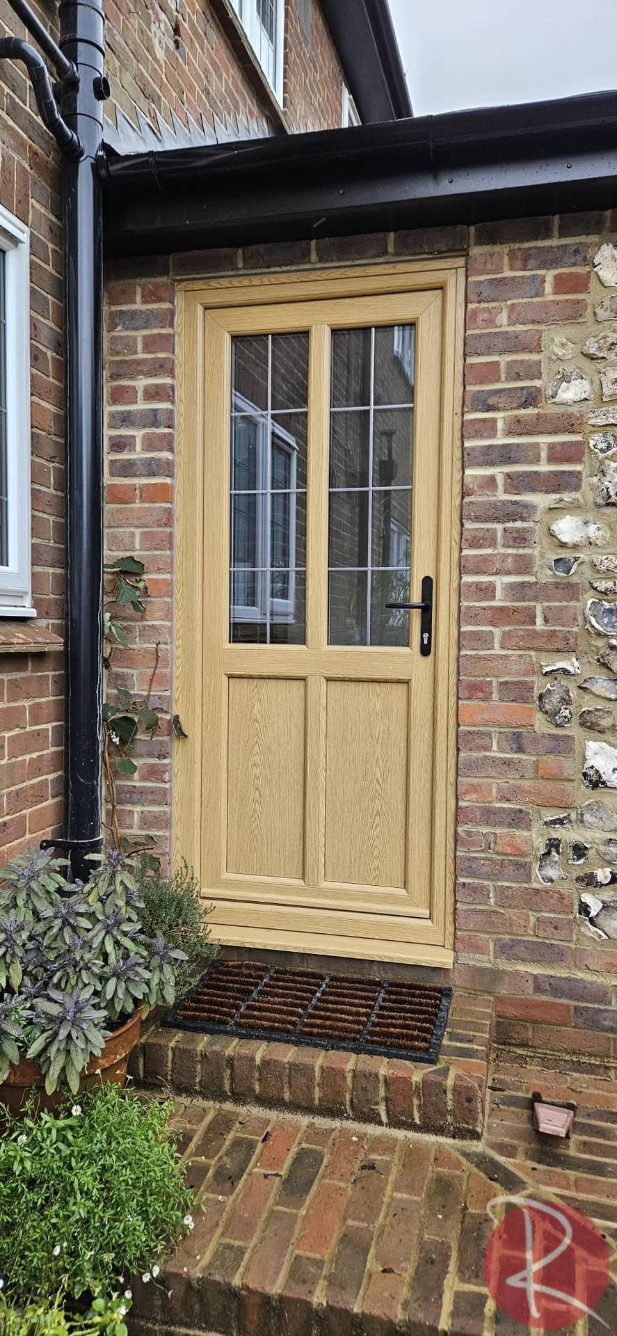 PVCu double glazed door