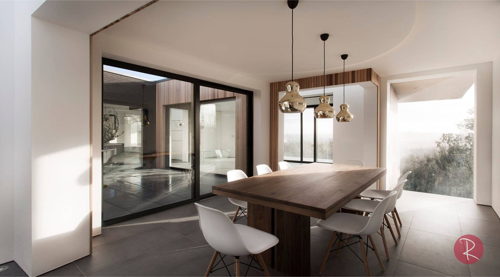 black internal aluminium sliding doors